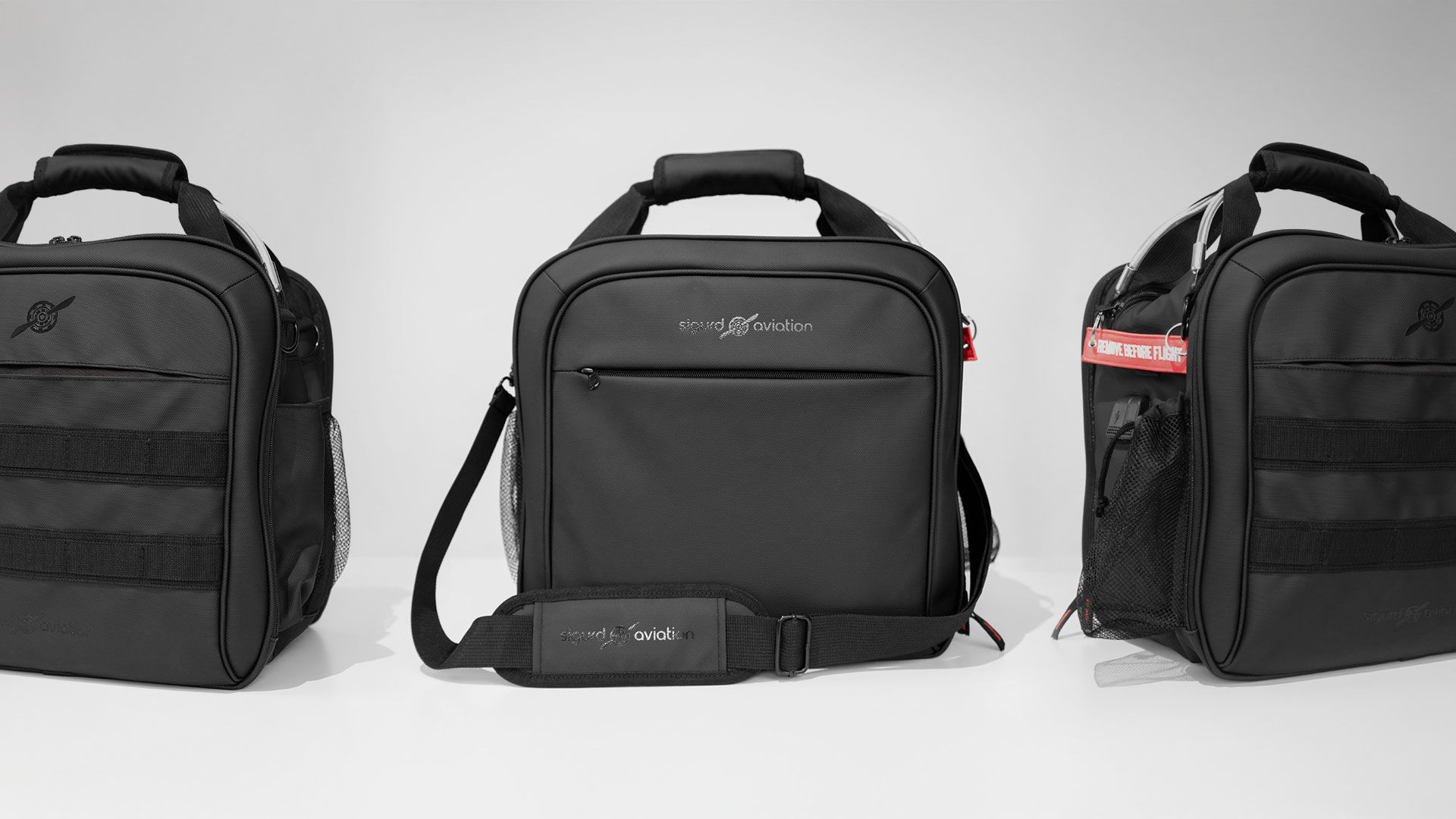 Three Co-Pilot flight bags