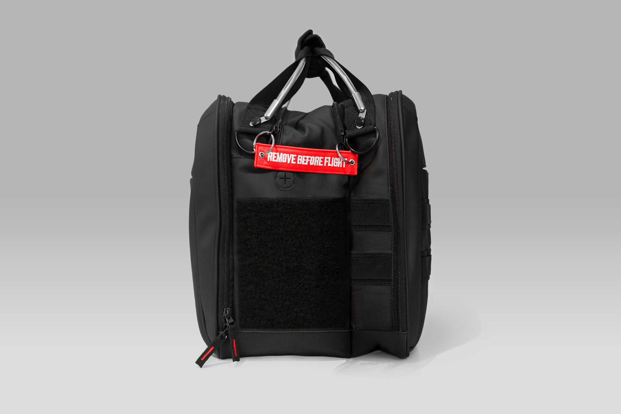 MOLLE webbing on the side of the Co-Pilot bag