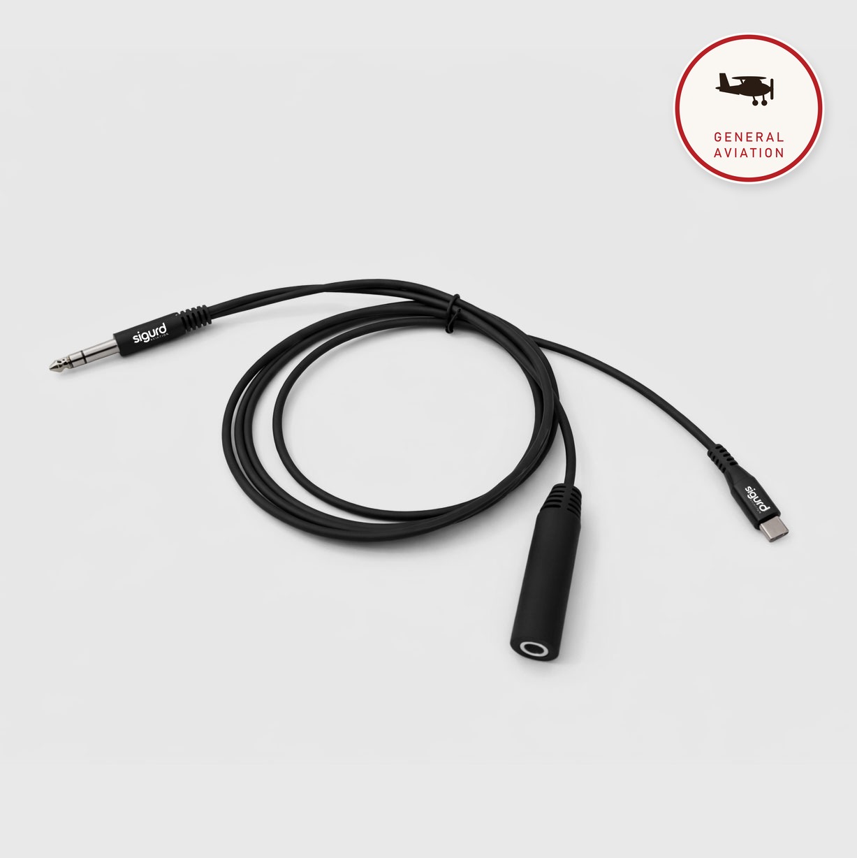 Cockpit Audio Recorder for Pilots — GA Plug + USB-C